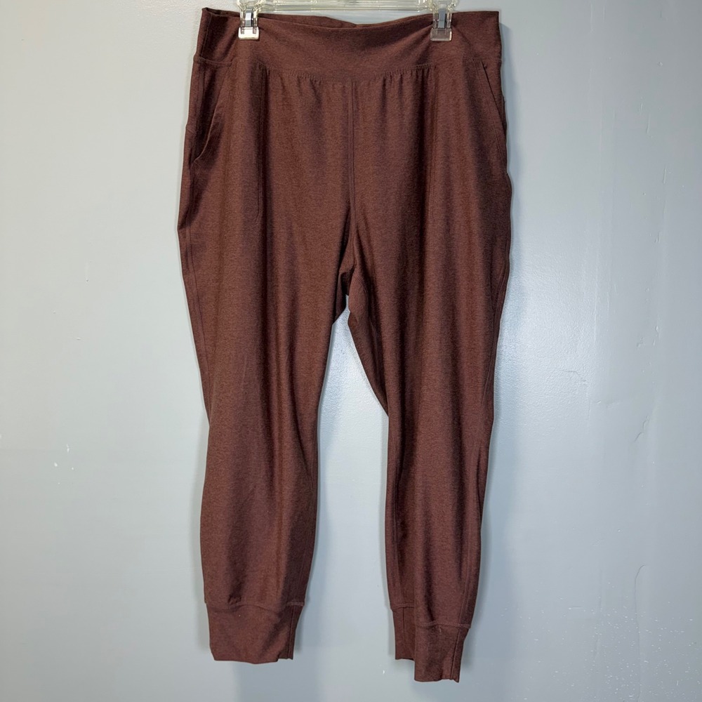 Old Navy Active Cloud+ Extra High Rise Joggers‎ Brown XL Petite Go-Dry